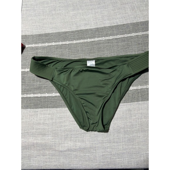 Kona Sol Other - Kona Sol Womens Olive Green Strappy Side Bikini Bottom‎ Swim Brief XL
